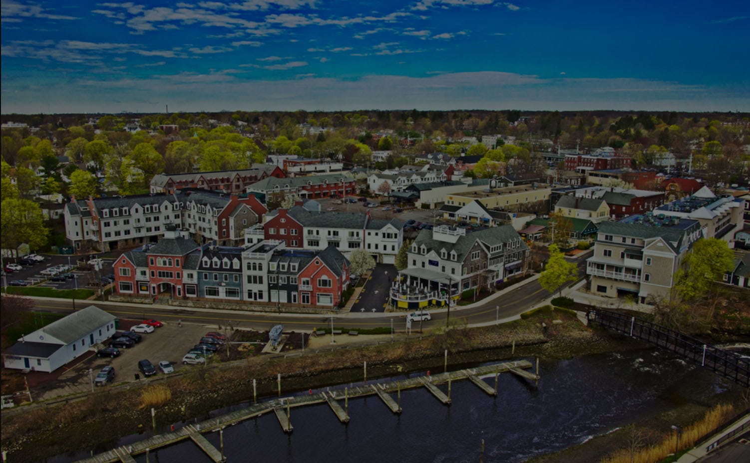 skyline of Milford, Connecticut